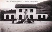 Gare de Beaujeu vue côté